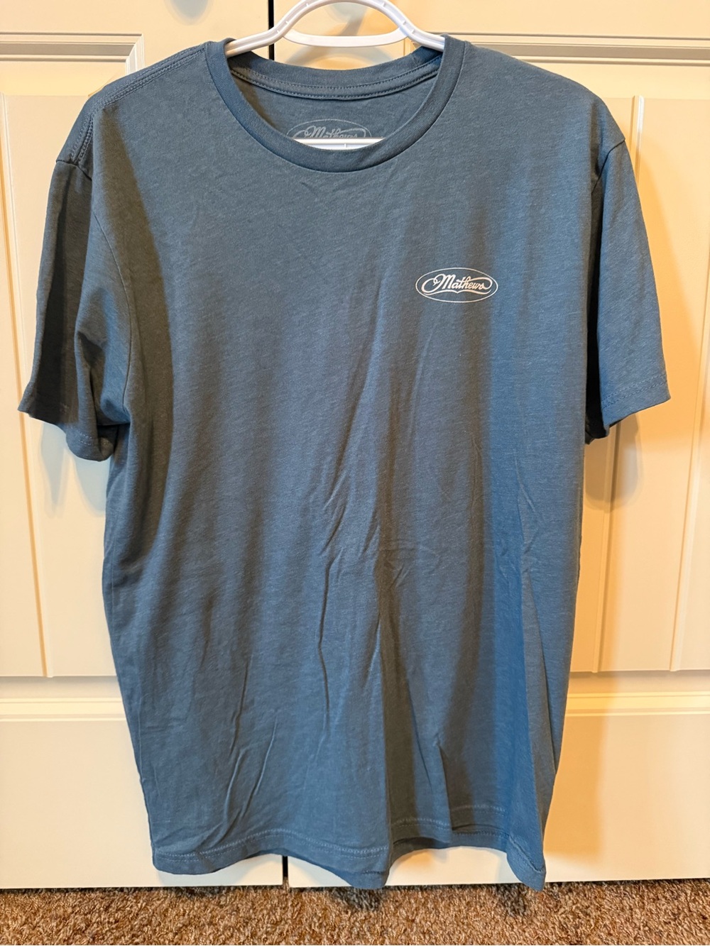 Matthews Short-Sleeve Crew Tee in Slate Blue